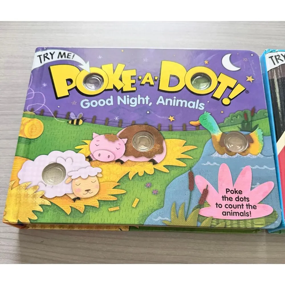 Melissa & Doug Poke-A-Dot Interactive Board Book Set